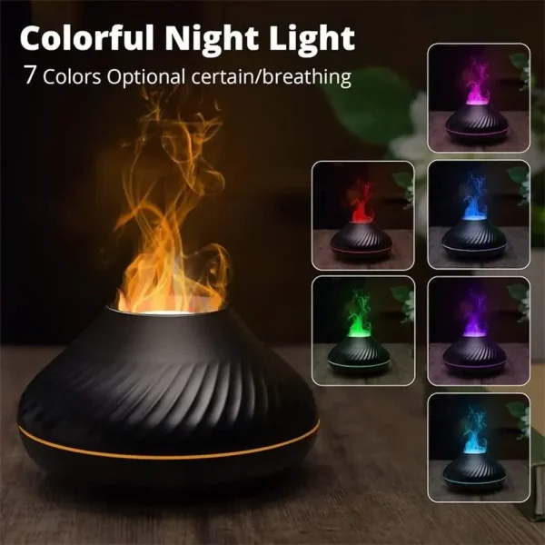 Mini Flame Diffuser USB Quiet Cool Mist